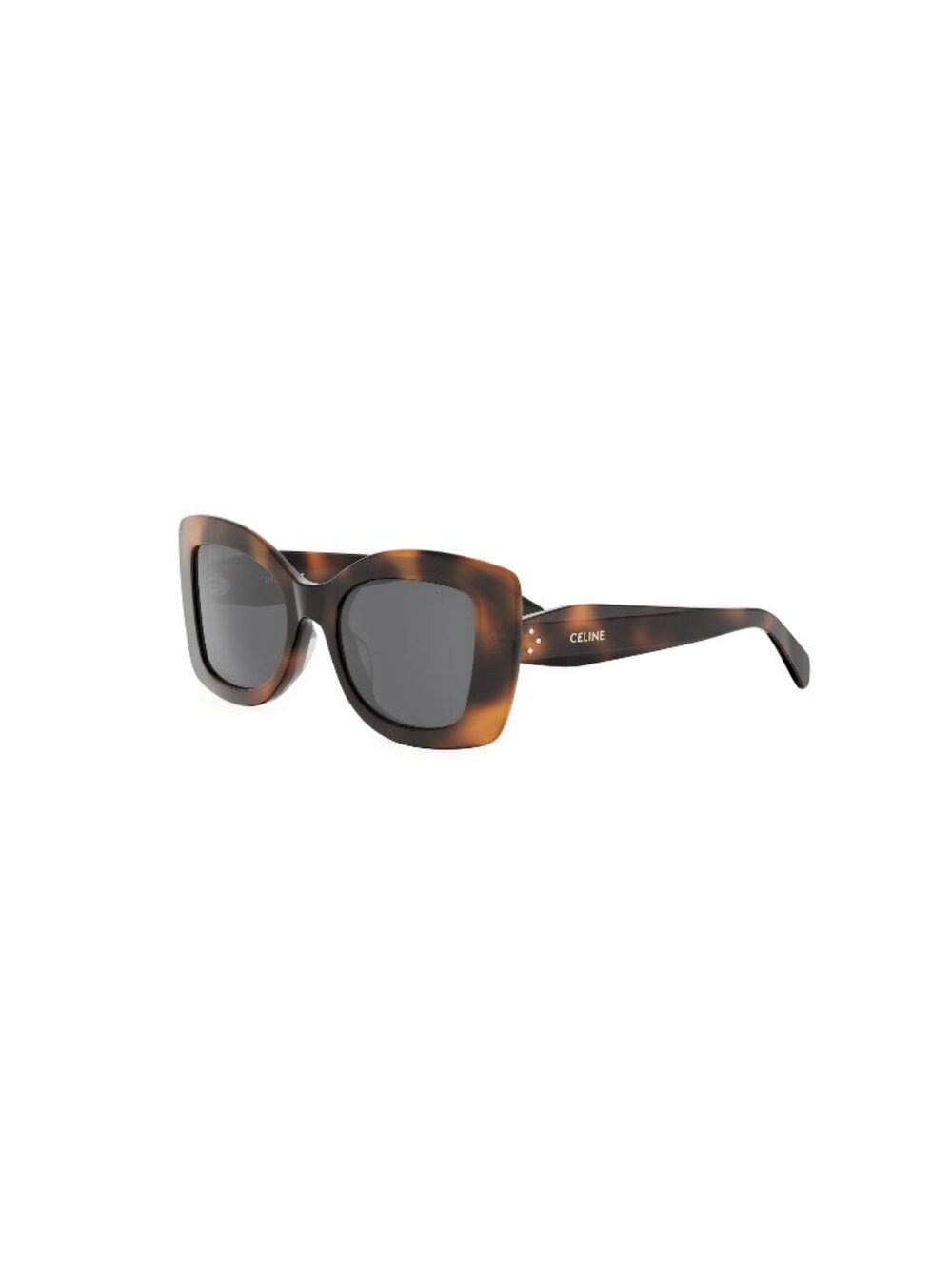 New CELINE Women's Sunglasses Acetate Frame 3 DOTS CL40324U 53A 52 Black